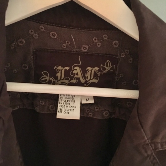 LAL LIVE A LITTLE BROWN JACKET - Picture 2 of 3